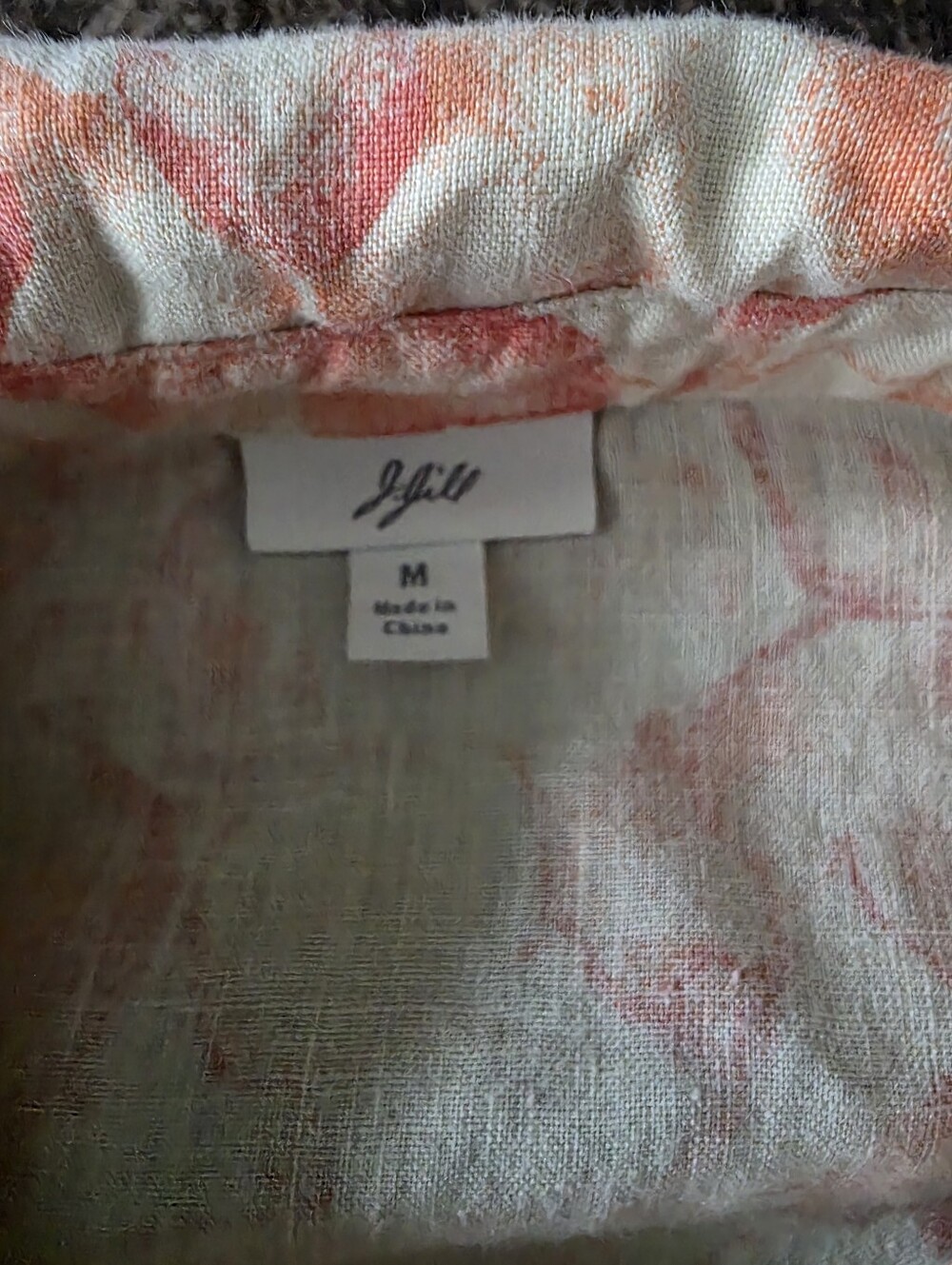 J.Jill 100% Linen Longsleeve Shirt - Picture 5 of 10